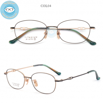 Gọng kính kim loại mã 6175